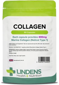 Kollagen (Marine) 400mg - 90 Kapseln - [Linden 4524] - Bild 1 von 5