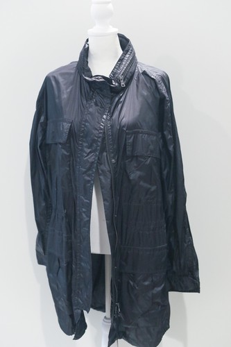 Giacca nera leggera COACH nuova con etichette con cappuccio taglia M