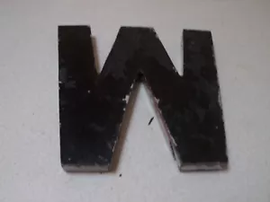 INSEGNA WAGNER VINTAGE SERVIZIO TENDONE LETTERA ALLUMINIO CON ALTEZZA 6 POLLICI - Foto 1 di 2