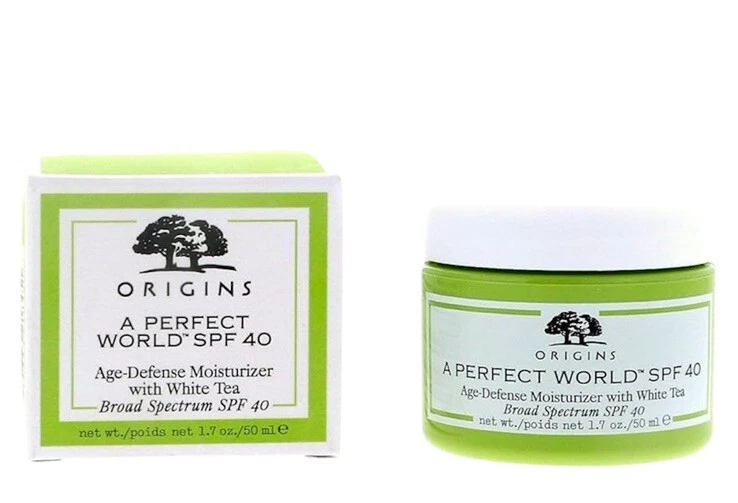 Origins A Perfect World Moisturizer SPF 40 White Tea face cream 1.7oz NEW in Box - Image 1 of 1