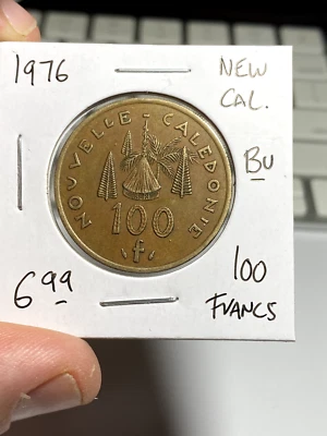 1976 New Caledonia 100 Francs - BU - Image 1 of 2