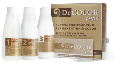 Система для удаления стойкой краски с волос "Decolor Time" (3 шт.х110 мл) - Image 1 of 4