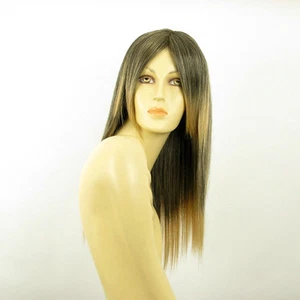 mid length wig for women golden brown wick ref VICTOIRE 1bt24b PERUK - Picture 1 of 8