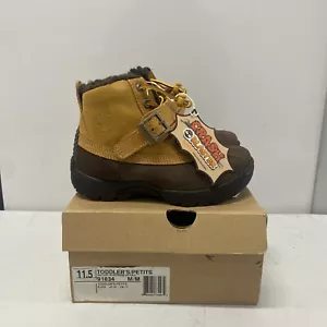Timberland Mallard Winter Leather Suede Boots Brown Tan Toddler 11.5 NIB 2010 - Bild 1 von 11