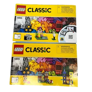 LEGO CLASSIC Instructions Only: 10698 Manual Instructions booklet Book 1 & 2 - Picture 1 of 2