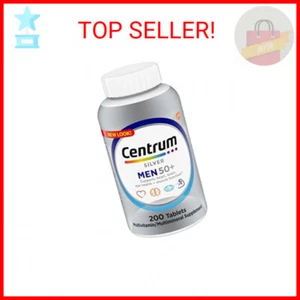 Centrum Silver Men's 50+ Multivitamin with Vitamin D3, B-Vitamins, Zinc for Memo - Picture 1 of 2