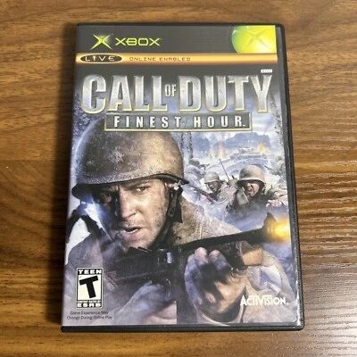 Call of Duty Finest Hour (Xbox, 2004) No Manual - Image 1 of 4
