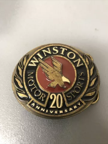 1991 Winston Motorsports 20th Anniversary "Champions" Belt Buckle Cover