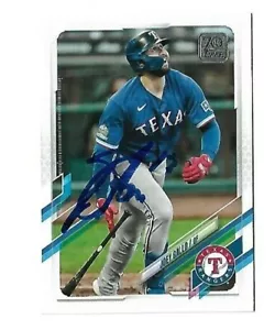 Carta Topps Texas Rangers JOEY GALLO 2021 firmata #131 - Foto 1 di 1