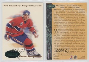 1992-93 Parkhurst Emerald Ice Vincent Damphousse #496