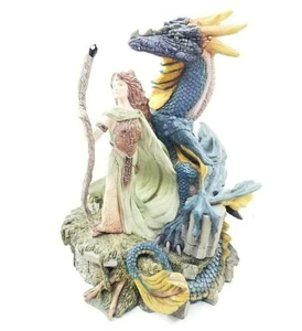 Enchantica EN2186 QUEST Xellos el Dragón y Leah'Nah la Bruja por Dave Mayer - Imagen 1 de 11