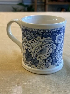 Vintage 1990 Mason's Crabtree & Evelyn Blue & White Floral Design Ironstone Mug - Picture 1 of 7