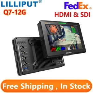 Lilliput Q7-12G 7inch FHD 2000nit Metal Video Monitor 3D-LUT HDR 12G-SDI/HDMI - Picture 1 of 10