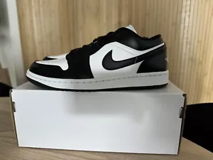 Nike Air Jordan 1 Low Black White Panda Size US 9W ✅FREE SHIPPING INCLUDED ✅ - Picture 1 of 2