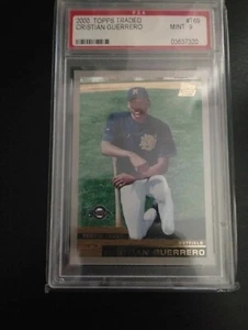 2000 Topps Chrome Traded Cristian Guerrero #T69 PSA 9 Rookie - Picture 1 of 2
