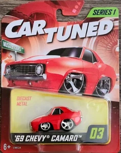 MGA CAR TUNED SERIES 1 #03 MUSCLE CARS RED '69 CHEVY CAMARO BRAND NEW - Picture 1 of 3