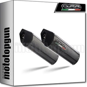 exhaust only carbon look gpr for husqvarna te 630 e-sms 2010 10 2011 11 2012 12 - Picture 1 of 3