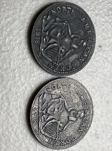 GETTONI NORDAMERICANI 1818 / MOORMAN MFG. CO./FONDATA NEL 1885 (LOTTO MW15) 150 ANNI. - Foto 1 di 9