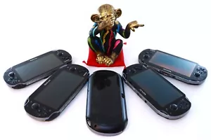 Sony Playstation PS Vita PCH-1000 Black W/USB cable Select 3Rank【1Day Shipping】 - Picture 1 of 28