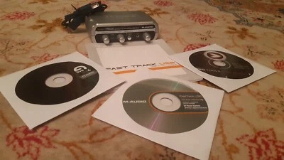 M-AUDIO FAST TRACK USB Registra con effetti Chitarra e Voce sul Computer - Immagine 1 di 3