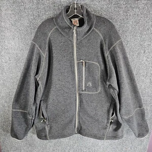 Avalanche Men's Full Zip Fleece Jacket Charcoal Black 2XL - Picture 1 of 6