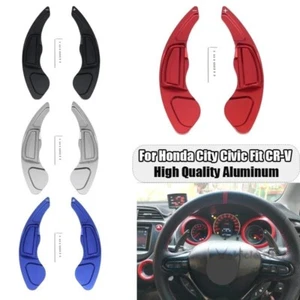 Steering Wheel Gear Shifter Paddle Shift Extension For Honda City Civic Fit CR-V - Picture 1 of 14
