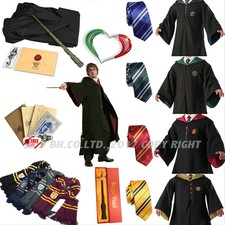 Mantello Harry Potter Cosplay Halloween Carnevale Sciarpa Cravatta Bacchetta