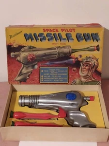 RARE VTG SPACE PILOT NUCLEAR MISSILE GUN 1950s Dan Dare Merit Randall NIB - Picture 1 of 17
