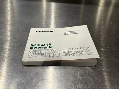 Kawasaki ZX-6R owners manual ZX600RB part number 99987-1664 ZX6R  - Image 1 of 3