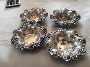 4 Antique Francis The First Small Decorative Items Sterling Silver - Picture 1 of 6