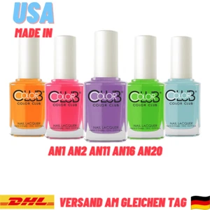 Nagellack Premium Studio Orange Pink Lila Grün Blau 5x made 🇺🇸 Color Club Mani - Bild 1 von 7