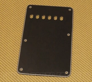 005-5274-049 Genuine Fender Black 3-ply 6 Holes Standard Back Plate for Strat - Picture 1 of 1