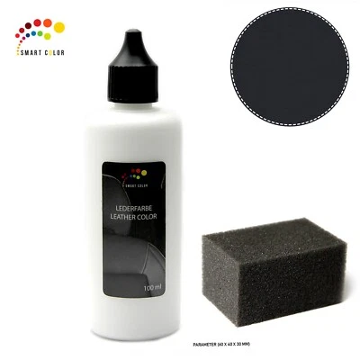 Mercedes-Benz Classic schwarz Lederfarbe für Leder und Kunstleder. 100ml.