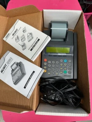 NURIT 2085 Terminal de Pago con Tarjeta Máquina de Tarjetas de Crédito NUEVO en caja Foto 1 de 2