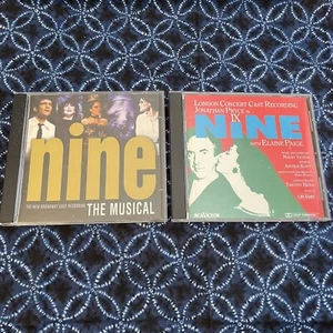 Nine [New Broadway Cast Recording] & [London Concert Cast] 2 CDs for 1 Price VG+ - Picture 1 of 7