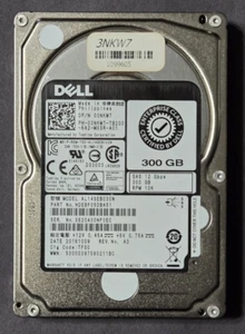 TOSHIBA / DELL 300 GB 10K RPM 2.5" SAS INT HARD DISK DRIVE 03NKW7 AL14SEB030N - Picture 1 of 2