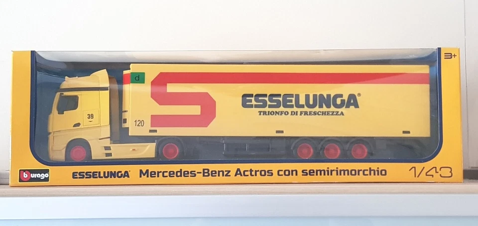 Camion Mercedes - Benz Actros Scala 1/43 Esselunga Burago  - Immagine 1 di 1