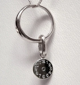 925 ECHT SILBER *** Taufring mit Zirkonia und Taufuhr Taufe - Bild 1 von 3