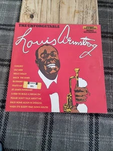 THE UNFORGETTABLE LOUIS ARMSTRONG, VINYL LP, 1974 UK, VG+/VG+ - Picture 1 of 2