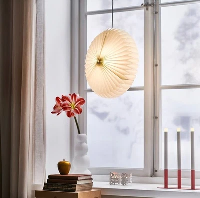 IKEA STRALA Lámpara Colgante Pantalla Origami/Blanco 17" Nuevo 806.005.26 Foto 1 de 3