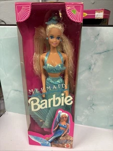 Barbie sirena capelli che cambia colore 1991 vintage #1434 - nuova con scatola - Foto 1 di 6