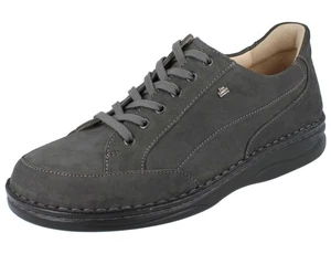 FINN COMFORT Falkland Herren Halbschuhe dunkelgrau Nubukleder - Bild 1 von 7