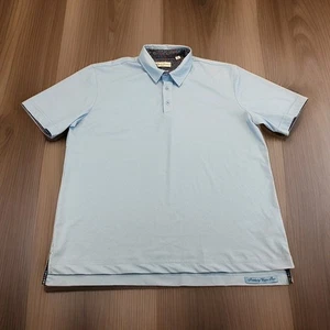 Robert Graham hellblau Ferris Strick Poloshirt Herren Large - Bild 1 von 9