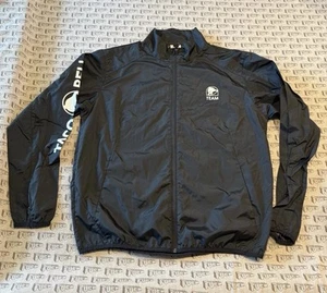 Taco Bell Team Windbreaker Unisex Medium Black Full Zip Jacket FREE SHIPPING - Picture 1 of 3