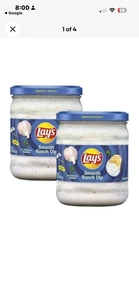 Lay's Dip, Smooth Ranch, 15 oz, (pack of 2) bb May 2026 - Picture 1 of 7