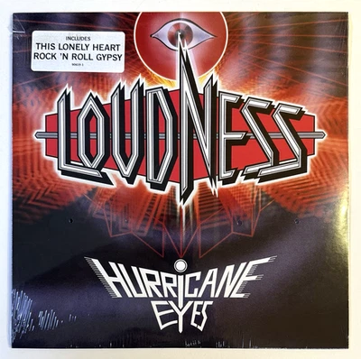 LOUDNESS Hurricane Eyes SEALED ORIG 1987 VINYL LP w/HYPE STICKER Atco US - Image 1 of 3