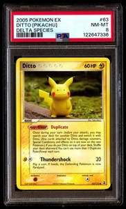 PSA 8 Ditto [Pikachu] 63 Pokemon EX Delta Species 2005 - Picture 1 of 3