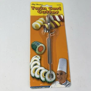 Cortador de rizos doble sellado Chef Harvey's # 4403 decorar nuevo dispositivo culinario - Imagen 1 de 4