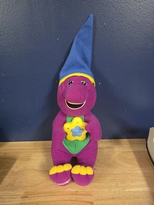 Vintage 1999 Twinkle n Dream Barney Singing Talking Plush Sleep Bedtime - Works - Image 1 of 4