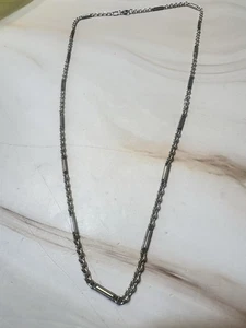 James Avery Retired Bar Link and Cable Chain - 22 Inches, 925 Sterling Silver - Picture 1 of 4